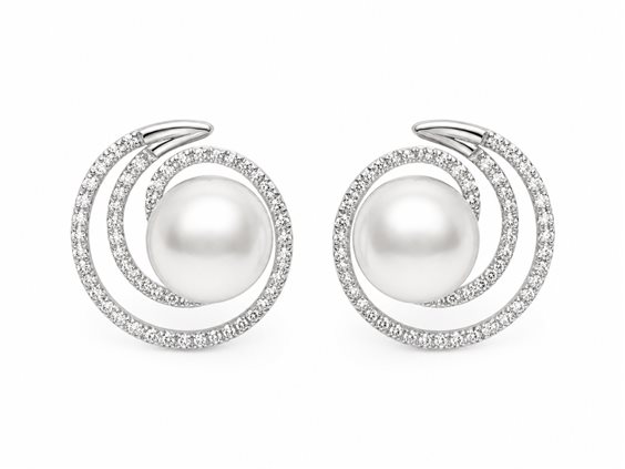 Orecchini Recarlo Donna in Oro Perla EZS 376/B - EZS 376/B